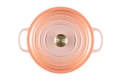 Le Creuset Enameled Cast Iron Signature Round Dutch Oven, 5.5 qt., Cerise