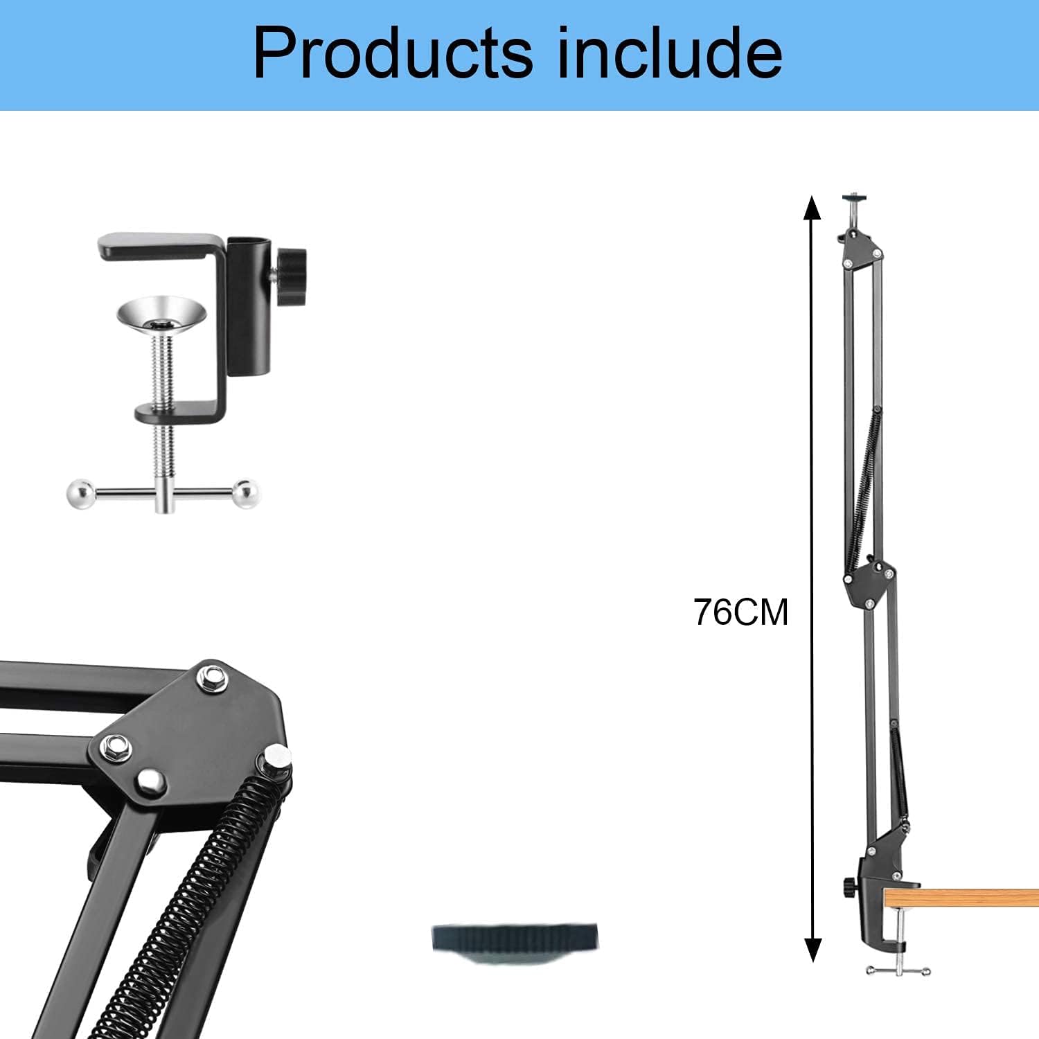 Anivia Webcam Stand,Desk Mount Camera Arm Clamp Stand