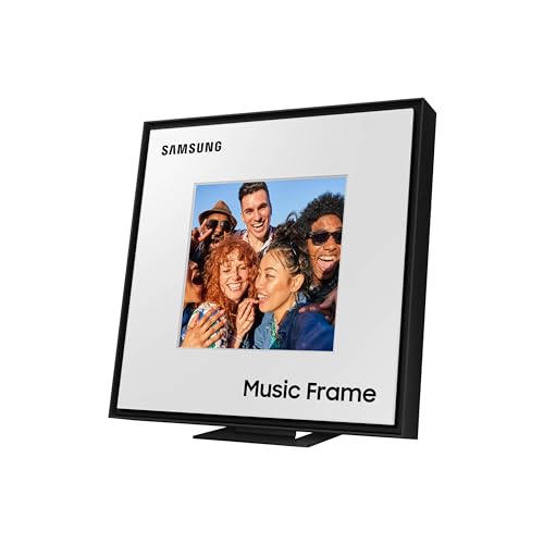 Samsung LS60D Music Frame Smart Speaker with Dolby Atmos Audio, Q-Symphony, Customizable Design, Wide Range Sound