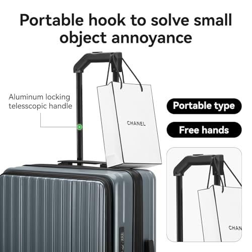 ROAMING Grace Expandable Carry On Luggage Airline Approved, 20 Inch Hardside Carry On Suitcase with Wheels