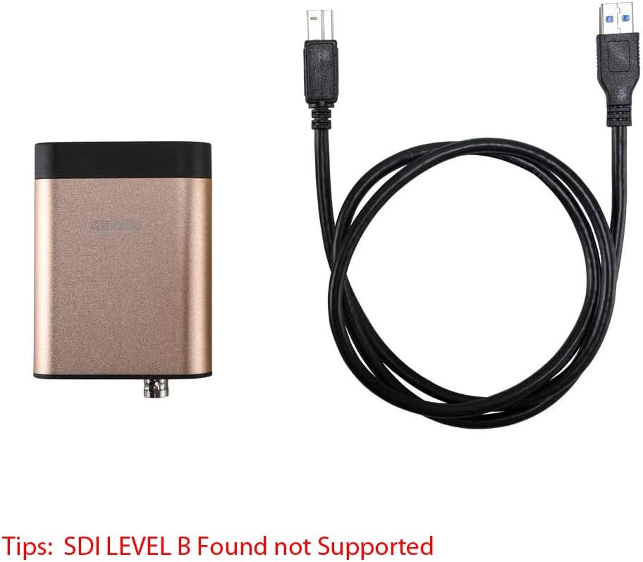 SDTNOVA HDMI SDI Video Capture USB3.0 Capture Video Card 360MB/s for Windows Linux OS X MAC 1080P 60 UVC YUV422 PnP Live Streaming Convert PC USB