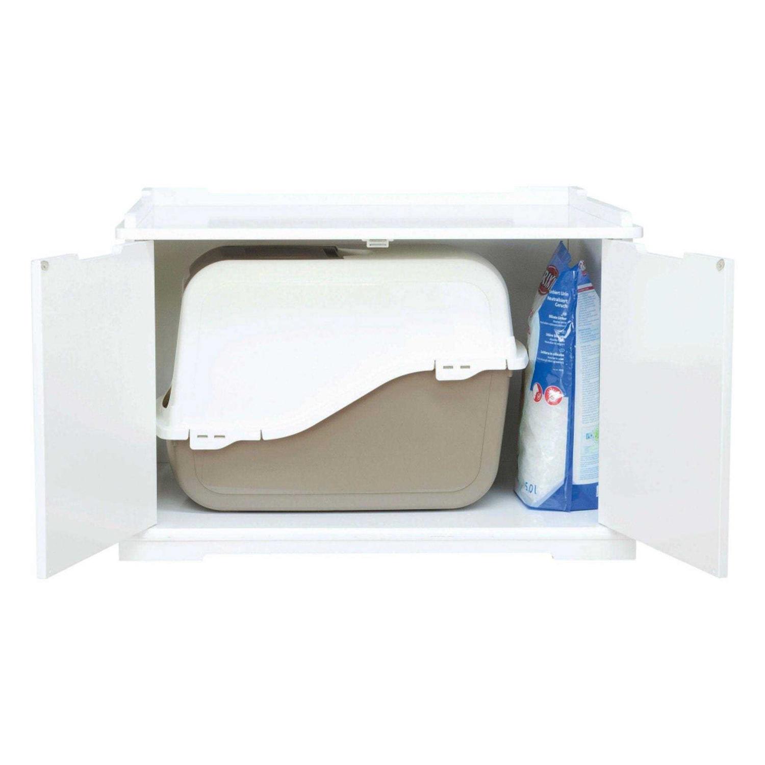 TRIXIE XL Wooden Cat House &amp; Litter Box - Pet Supplies online store