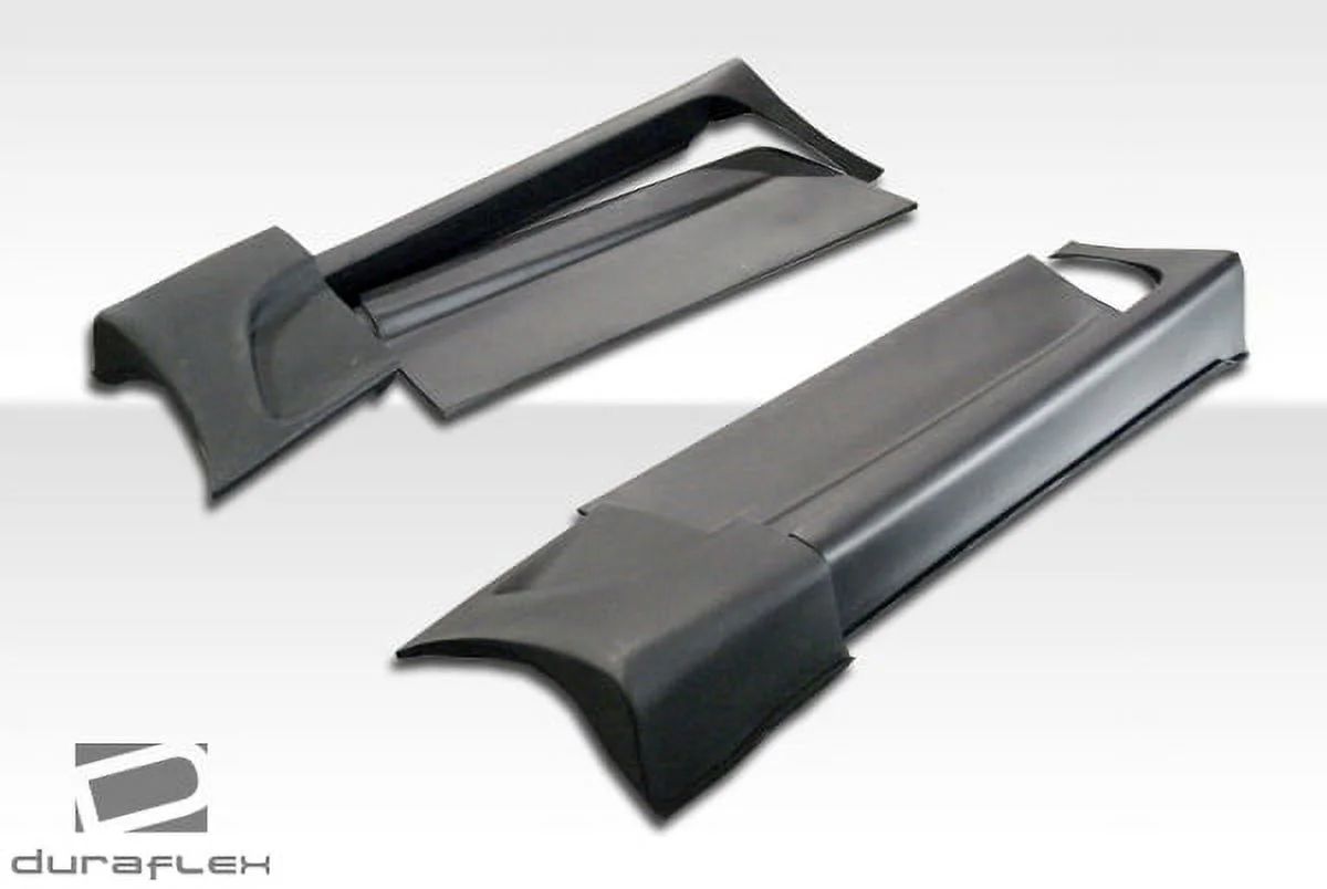 1984-1996 Chevrolet Corvette C4 Duraflex C5 Conversion Side Skirts Rocker Panels with Doorcaps - 6 Piece