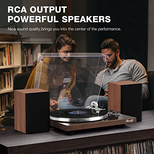 Turntables Belt-Drive Record Player with Wireless Output Connectivity