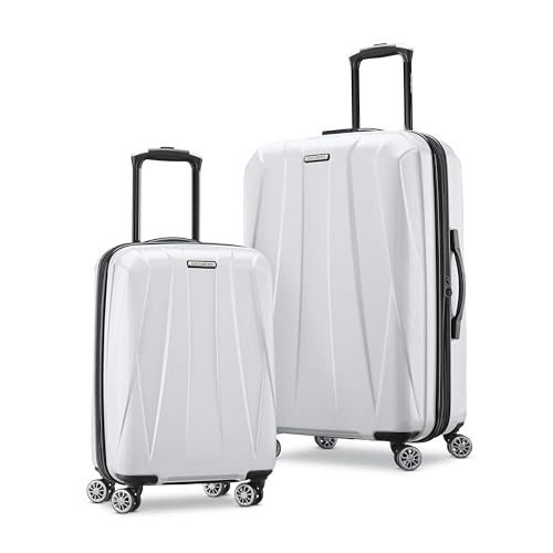 Samsonite Centric 2 Hardside Expandable Luggage with Spinner Wheels, Black, Carry-On 20-Inch