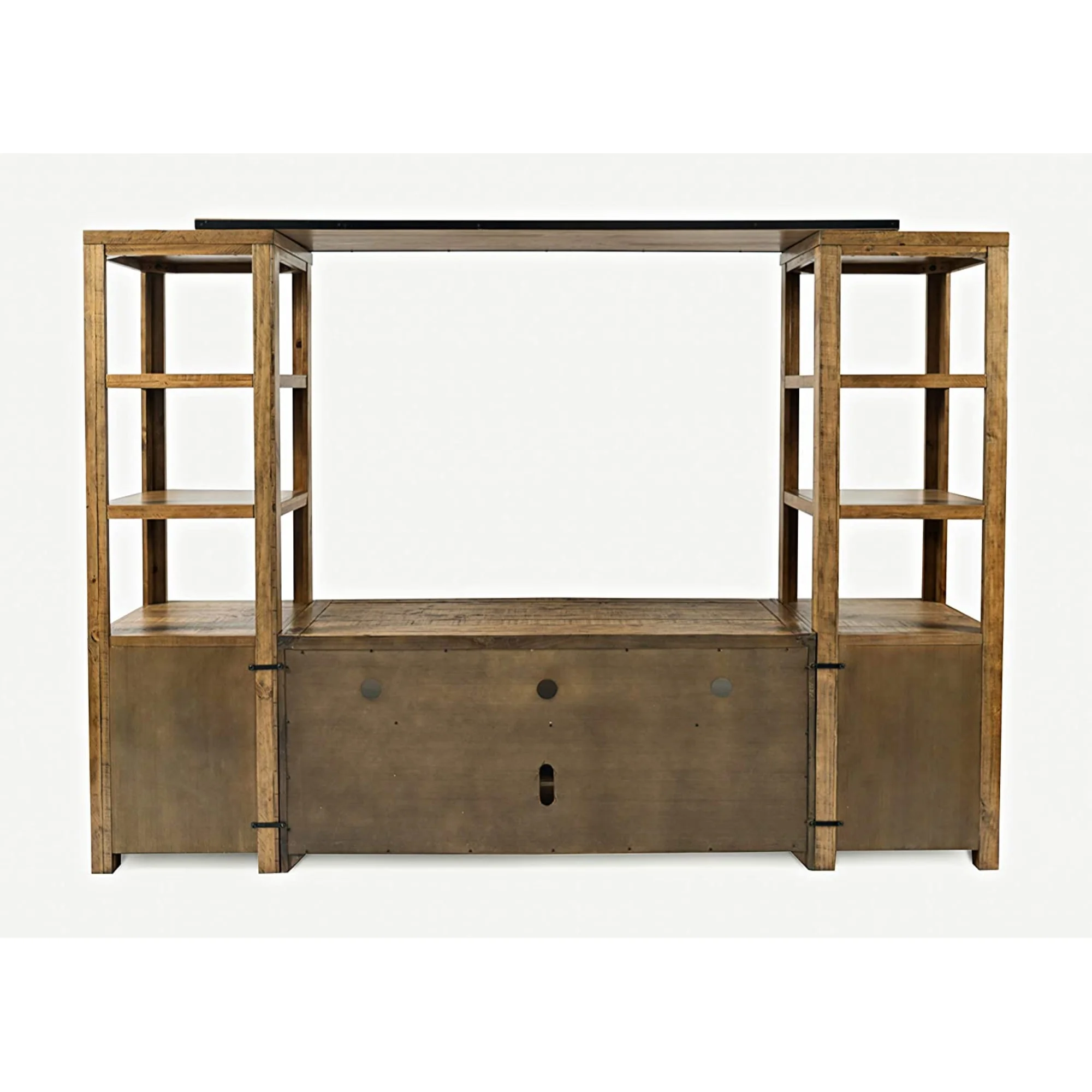 Jofran Telluride Rustic Distressed Pine Entertainment Center with 60" TV Console
