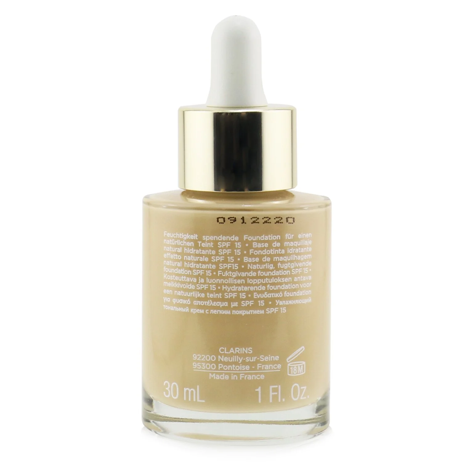 Clarins Skin Illusion Natural Hydrating Foundation SPF 15 # 105 Nude  30ml/1oz