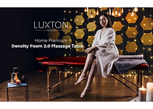 Luxton Home Premium Foam Massage Table Portable Foldable Massage Bed Height Adjustable