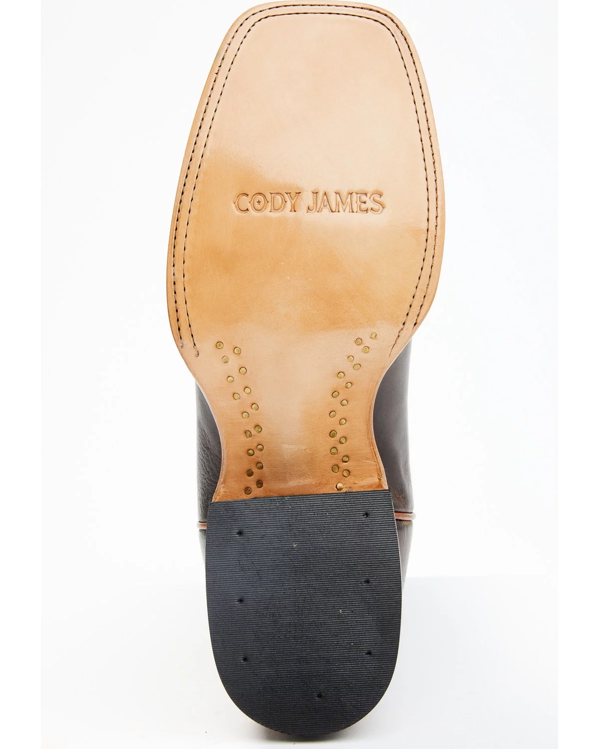 Cody James Men's Montana Western Boot Broad Square Toe Dark Brown 12 D(M) US - Curated Treasures Market