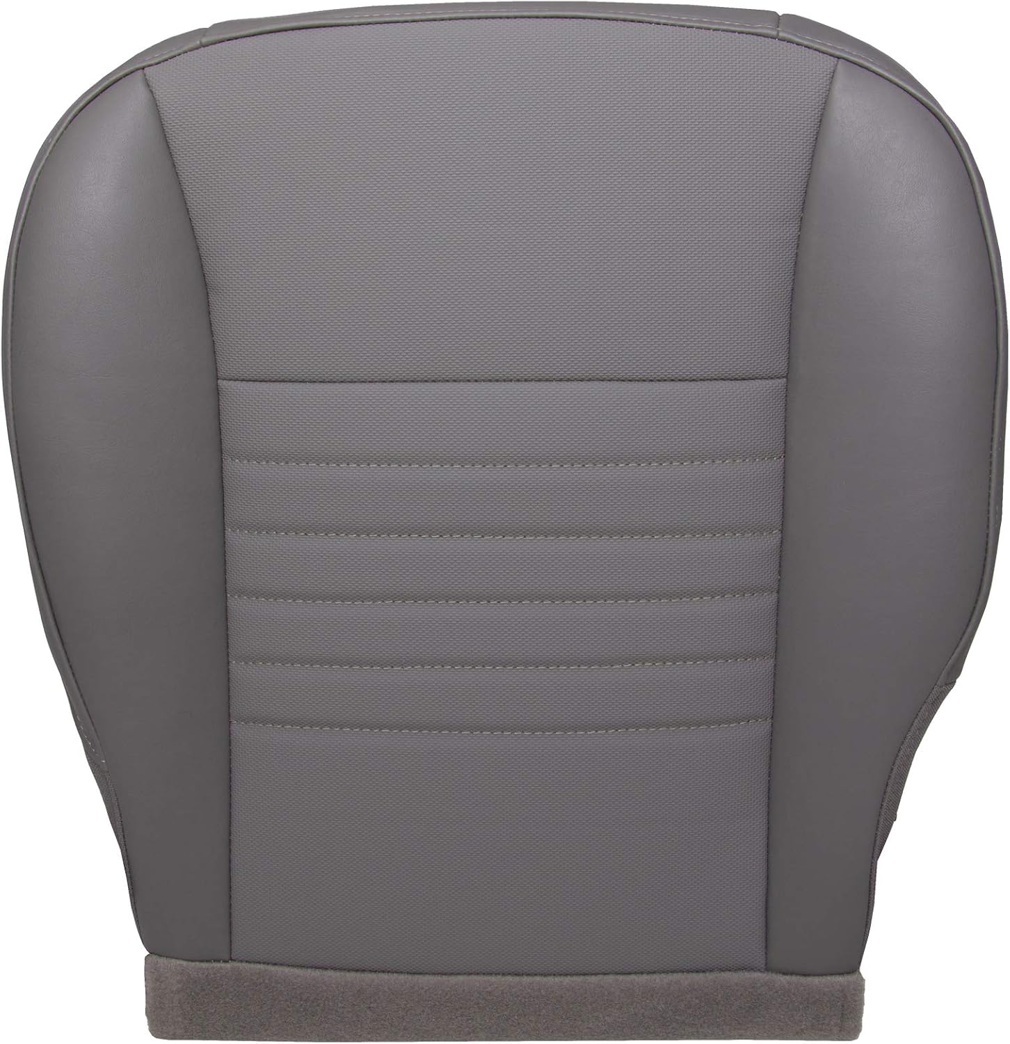 The Seat Shop Driver Bottom Replacement Vinyl Seat Cover - Medium Slate Gray (Compatible with 2006-2008 Dodge Ram ST 1500