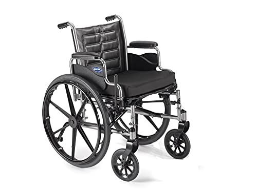 Invacare Tracer IV Wheelchair for Adults | Manual Bariatric Folding Wheelchair | 22 Inch Seat | Desk Arms