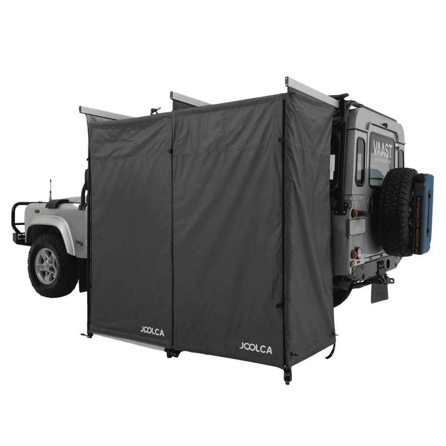 Joolca ENSUITE Mounted Double Overlanding Two-Room Shower Tent - Sports Supplies Online Store