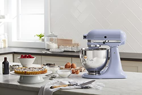 KitchenAid Artisan Series 5 Quart Tilt Head Stand Mixer with Pouring Shield KSM150PS, Removable bowl, Aqua Sky