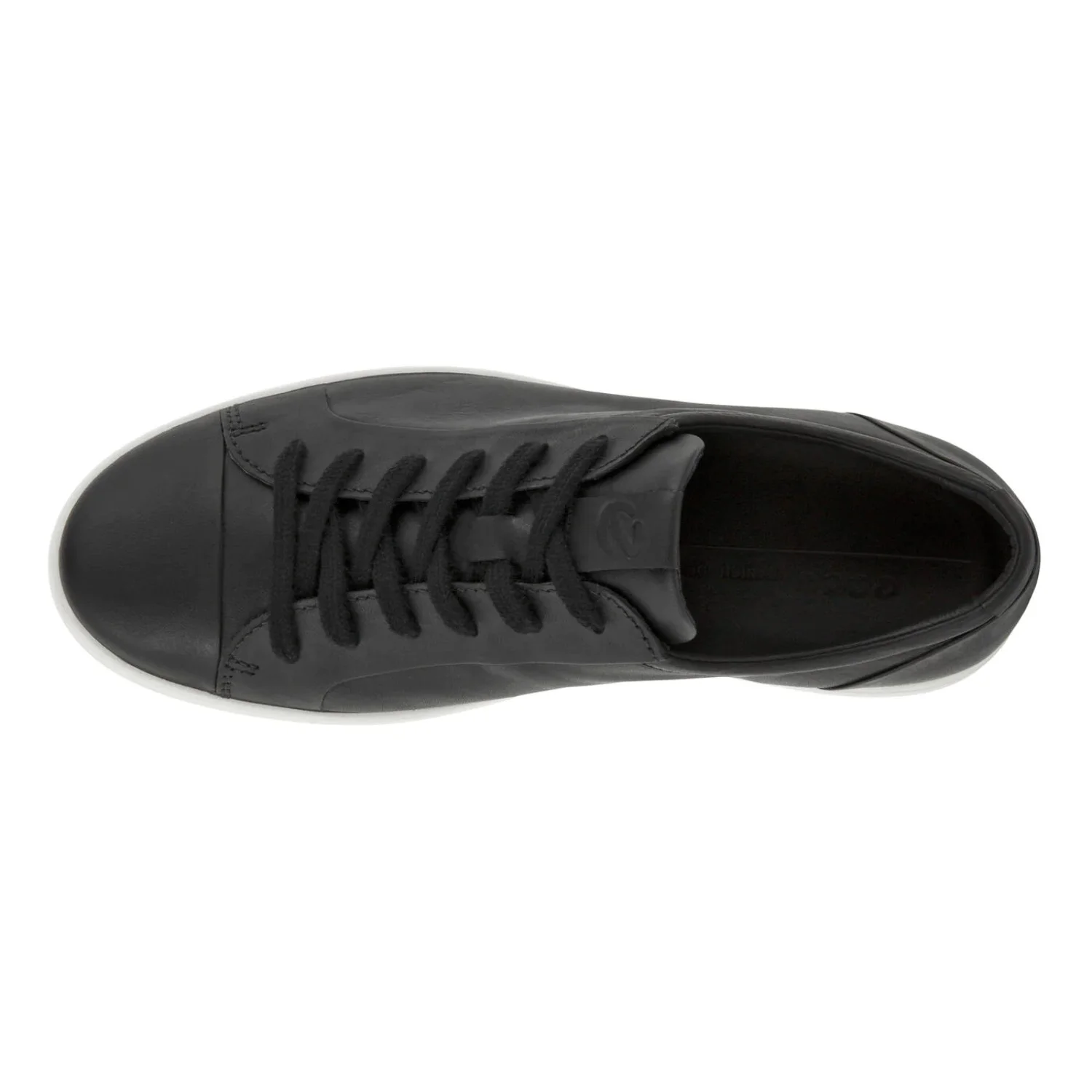 Men's ECCO Soft 7 Sneaker Black Leather/Nubuck 42 M
