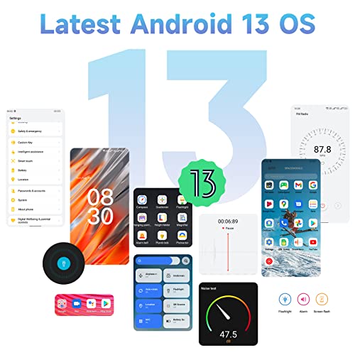 Ulefone Rugged Smartphone Android 13, Armor X11 8150mAh 8GB+32GB/256GB SD Mobile Phones