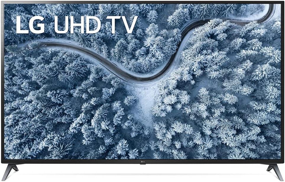 LG 75UP7070PUD 75 Inch LED 4K UHD Smart webOS TV (2021 Model) Bundle with Deco Gear Home Theatre Soundbar with Subwoofer, Wall Mount Accessory Kit