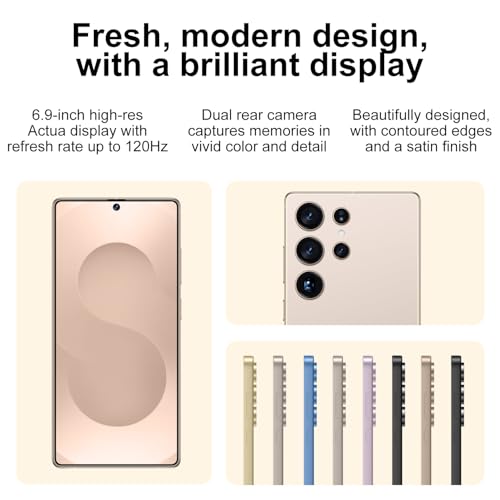 X25 Ultra 5G Cell Phone, Unlocked Android Smart Phone, 8+256GB+128GB Unlocked Android Phone