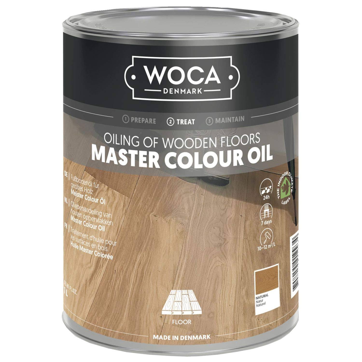 WOCA Master Floor Oil, Natural, 1-Liter