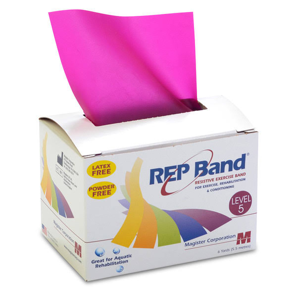 Rep Exercise Band - Latex Free - 50 Yard - Plum