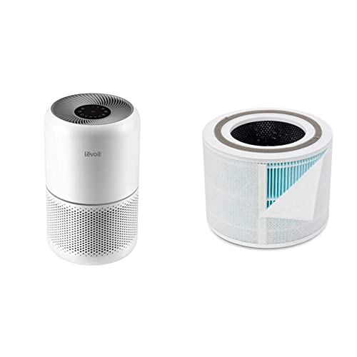 LEVOIT Air Purifiers for Home Bedroom, HEPA Sleep Mode, AHAM VERIFIDE, Smart WiFi for Home Large Room, Quiet Cleaner for Pet Hair, Allergies, Dust