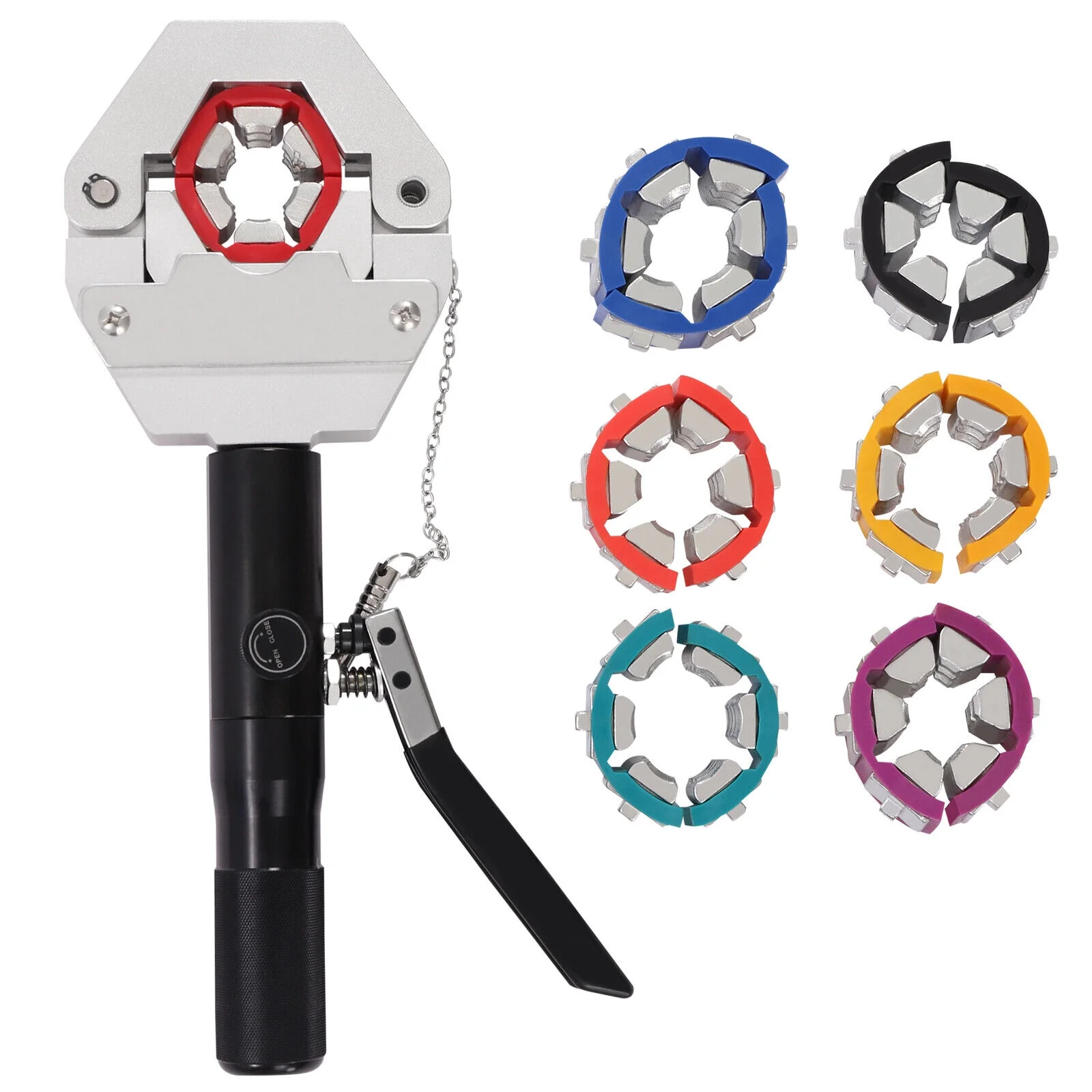 MONIPA Hydraulic A/C Hose Crimper Hydraulic A/C Crimping Tool For Air Conditioning Hose