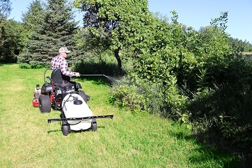 25 Gallon Trailer Broadcast Sprayer - 1.1GPM, 7' Swath