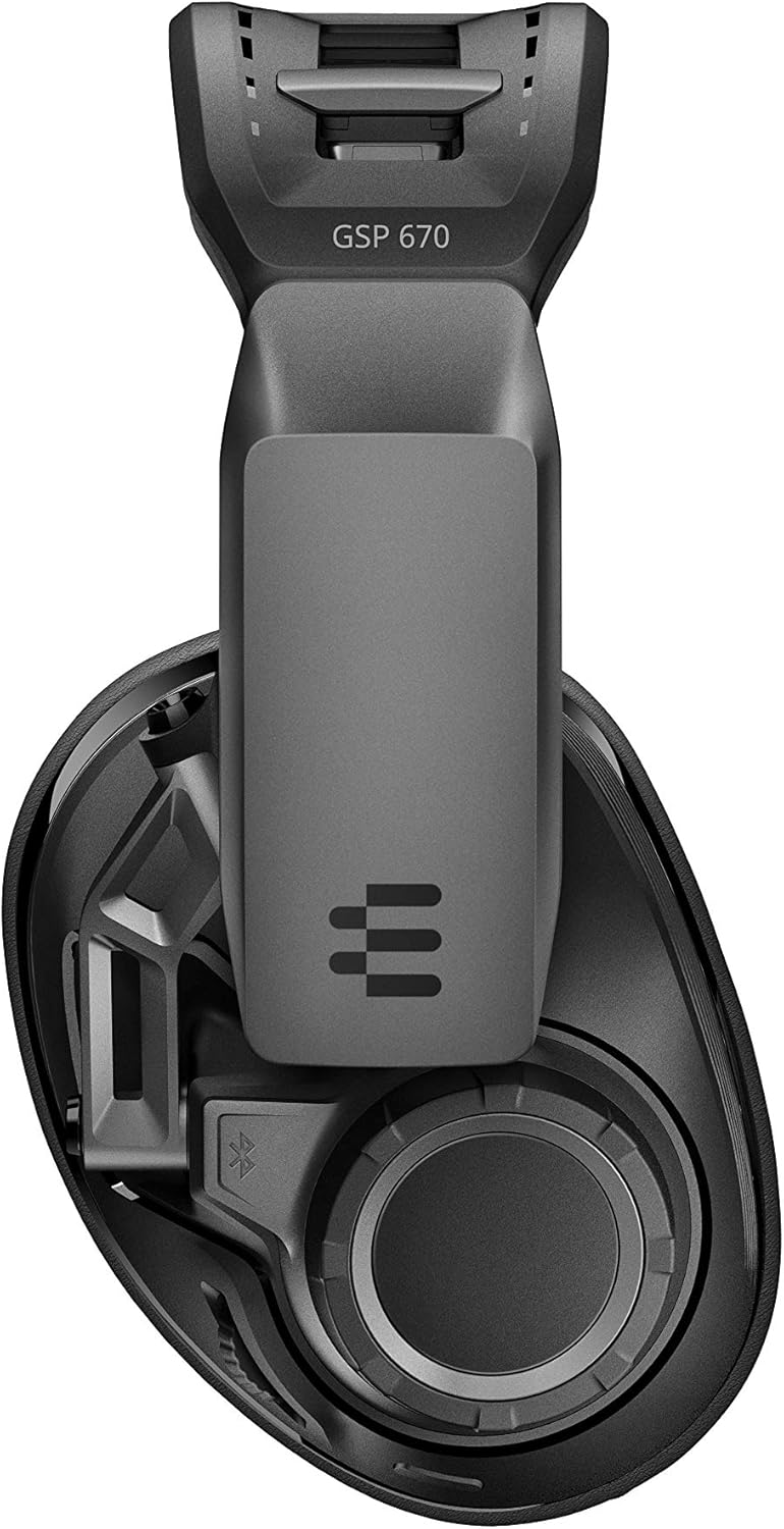 EPOS I SENNHEISER GSP 670 Wireless Gaming Headset, Low-Latency Bluetooth, 7.1 Surround Sound, Noise-Cancelling Mic, Flip-to-Mute, Audio Presets