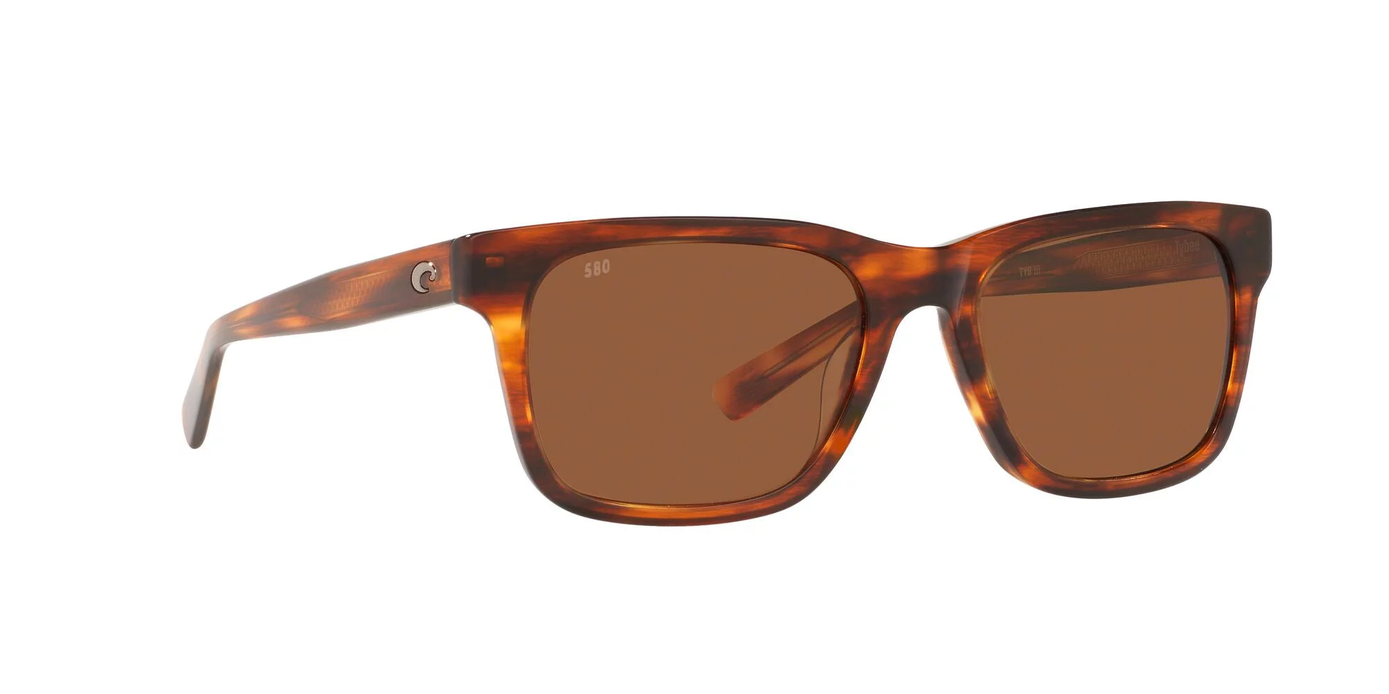 Costa Del Mar Tybee Polarized Blue Mirror 580G Square Sunglasses TYB 282 OBMGLP