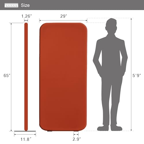Standing Room Dividers, Privacy Divider Panel Wall, Portable Divider Separator Screen for Classroom, Office, Studio, Home, Scratch Resistance