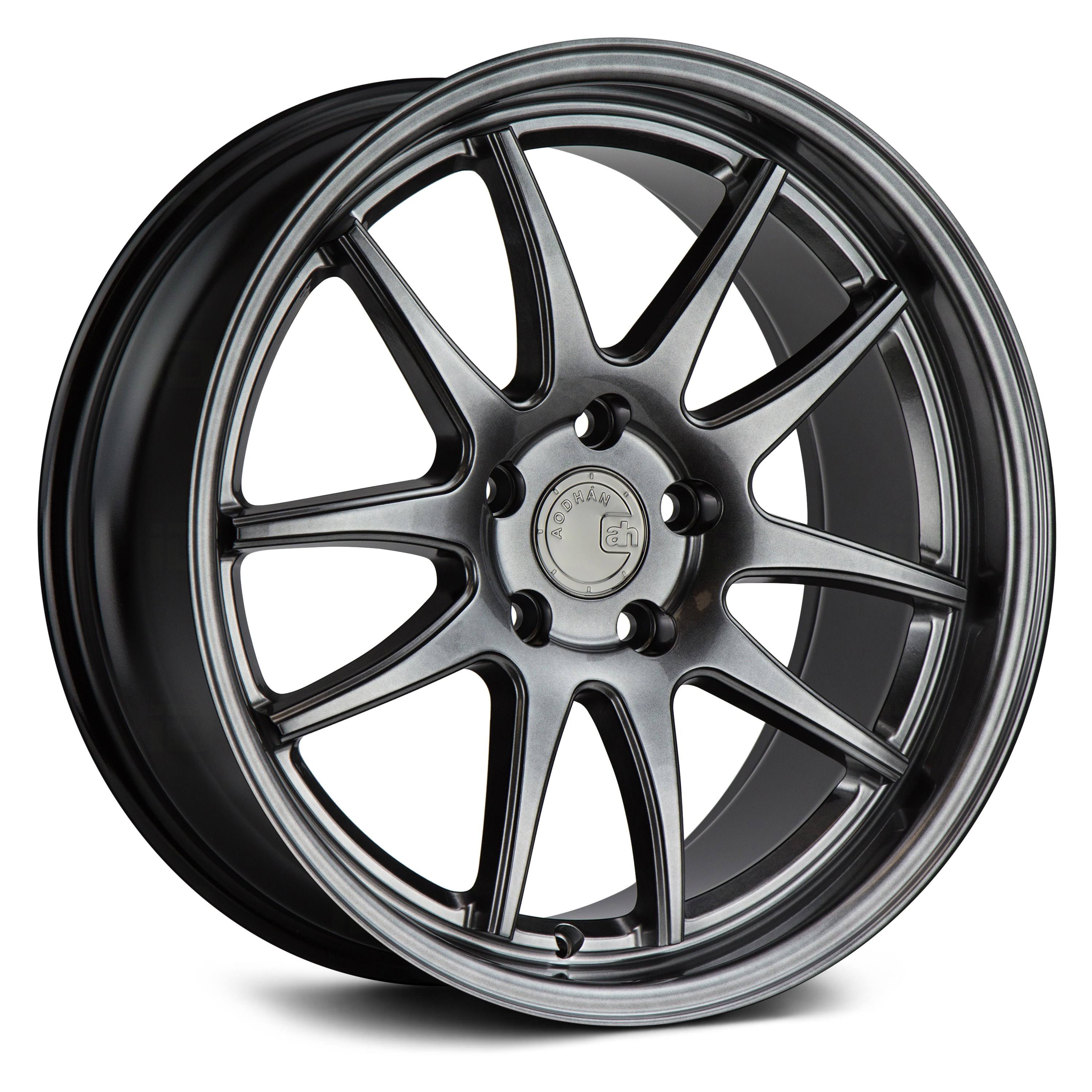 18x10.5 Hyperblack Wheel Aodhan DS02 5x4.5 22