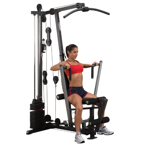 Body-Solid (G1S) Selectorized Weights Stack Home Gym Machine, Arm & Leg Strength Training