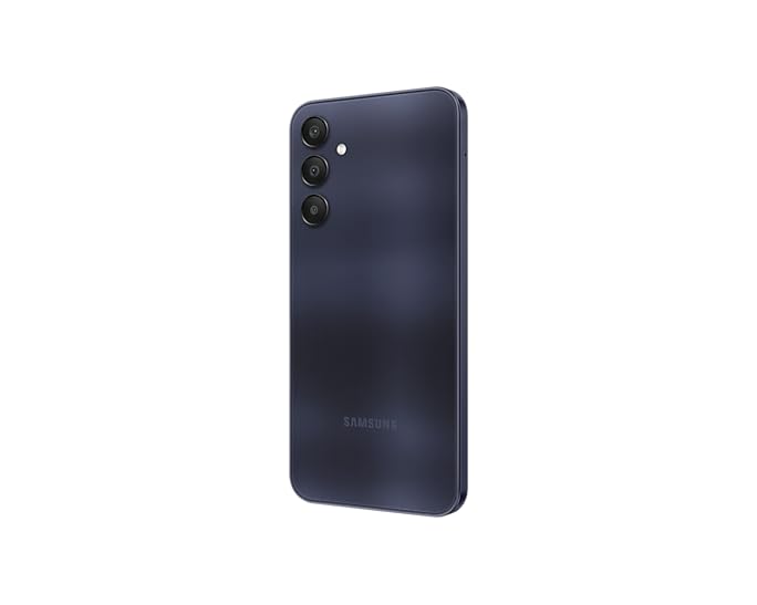 Samsung Galaxy A25 5G A256E 128GB Dual-SIM GSM Unlocked Android Smartphone (Latin Variant/US Compatible LTE) - Blue Black