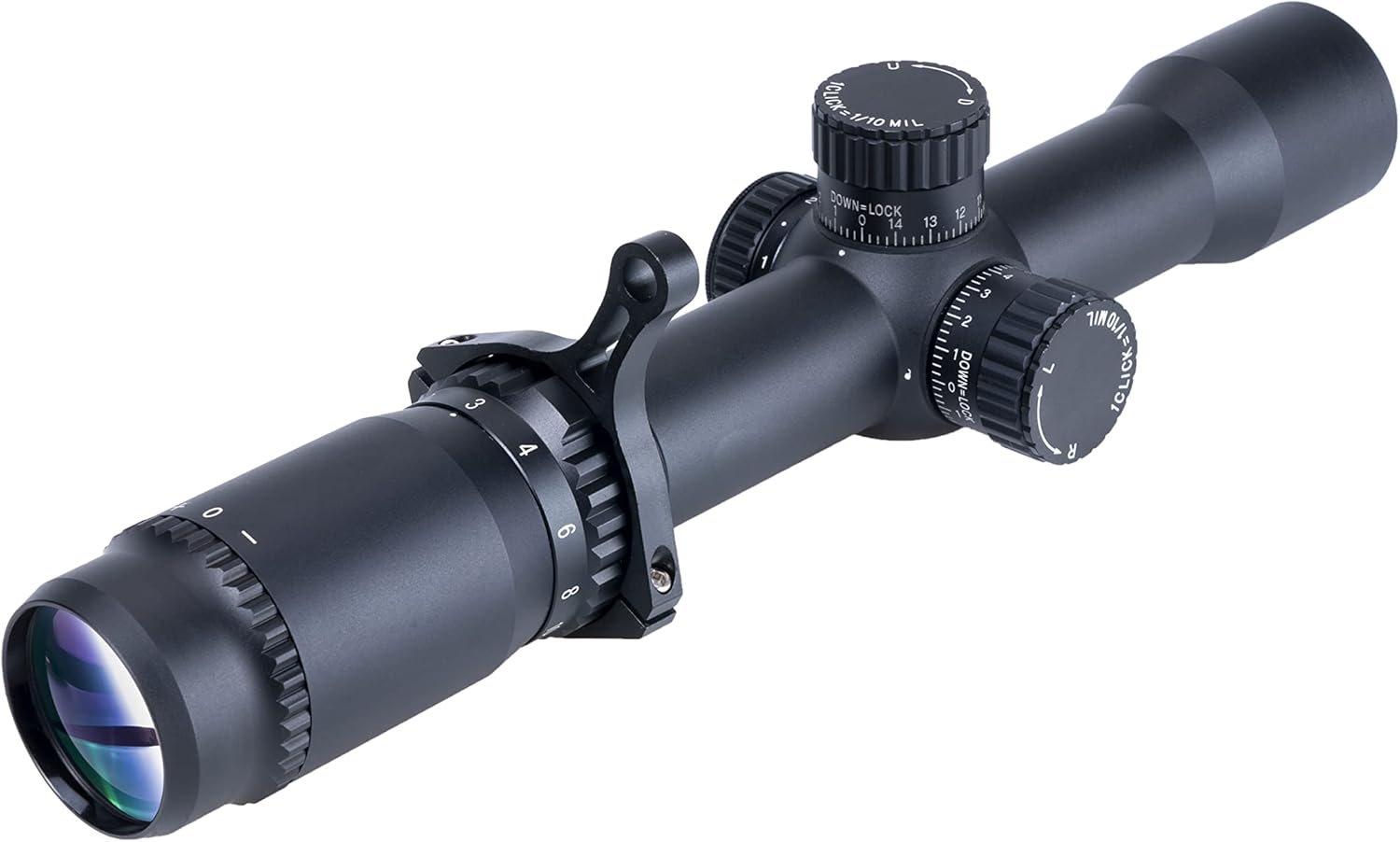 Viiko Long Eye Relief Scope 1-10x32 LPVO Half Mildot Reticle 7.5’ Eye Relief Fits Mosin 1891/30 M39 M44 Huge Eye Box Switch Viewer