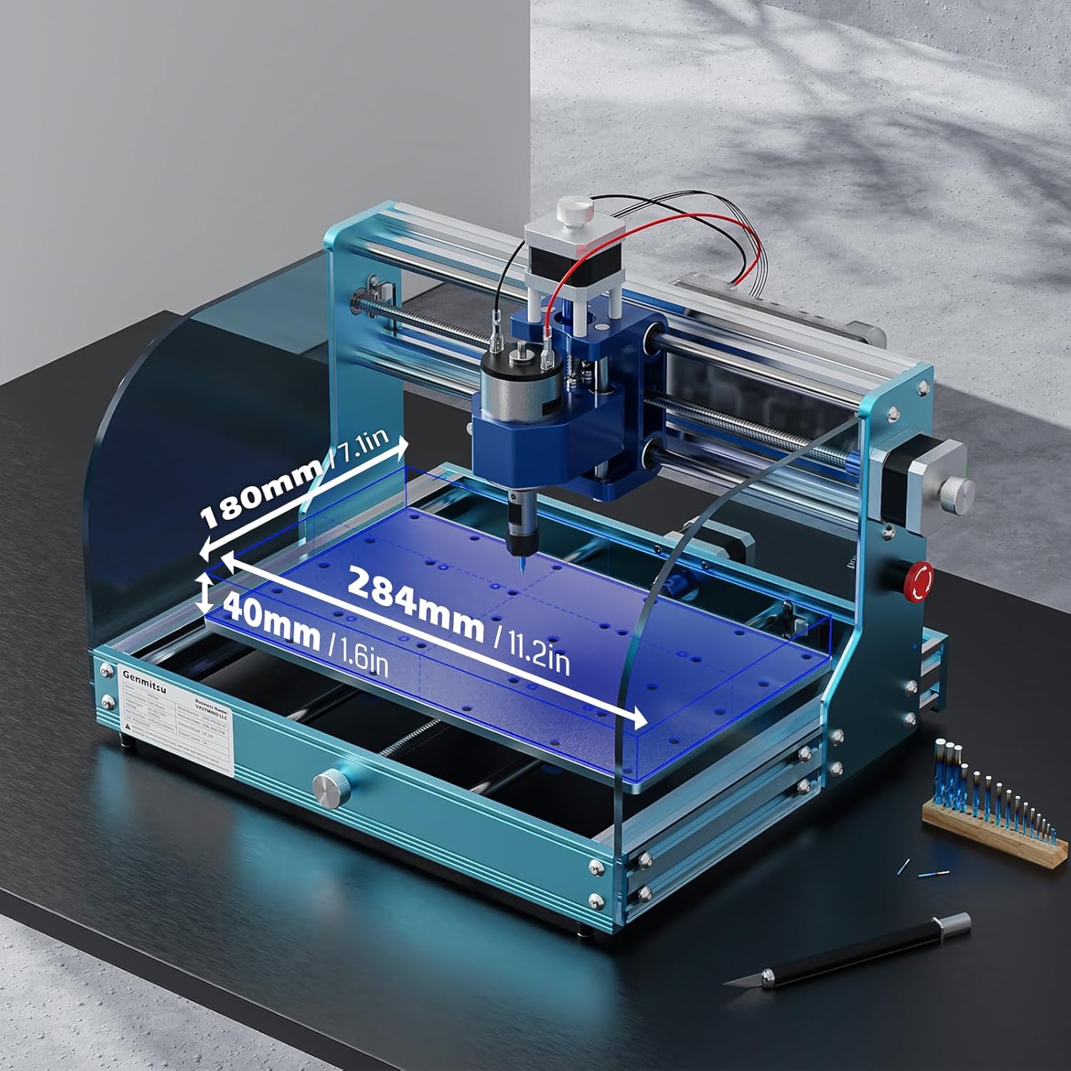 Genmitsu 3018-PROVer V2 CNC Milling Machine, Desktop CNC for Beginner + Offline Controller, Offline Control Module