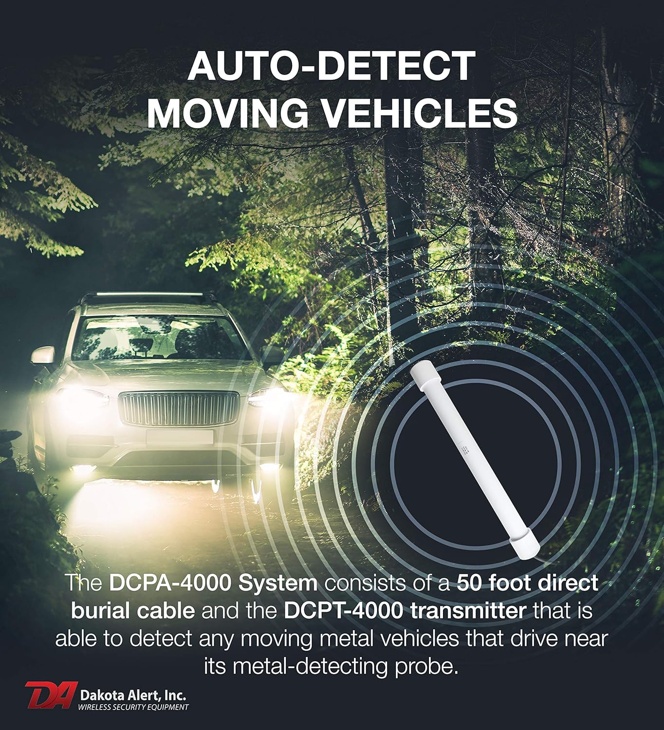 Dakota Alert DCPA-4000 Wireless Driveway Alarm System