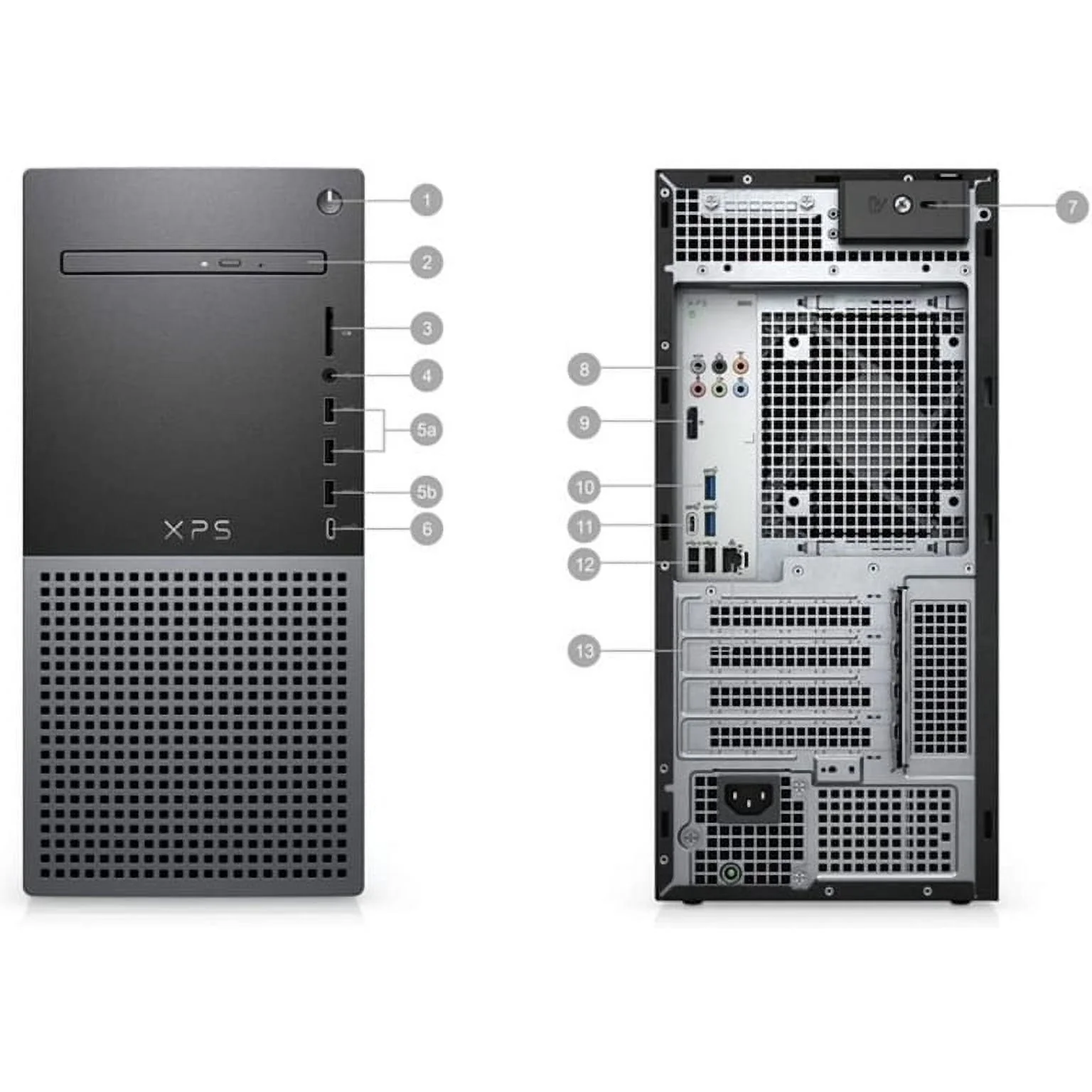 New Dell XPS 8950 Desktop,Intel Core i7-12700,8GB DDR5 RAM,512GB SSD,Intel UHD 770 Graphics,Killer Wi-Fi 6,Air Cooling,Windows 11 Pro,Black