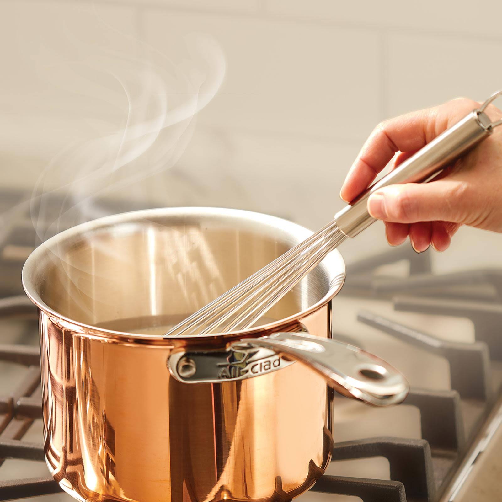 All-Clad C4 5 Piece Copper Cookware Set