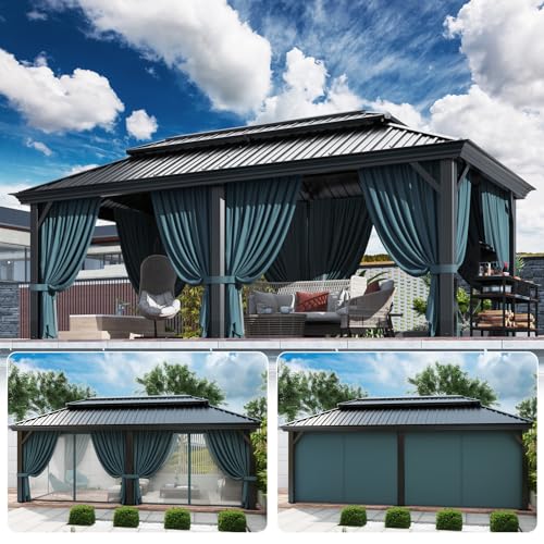 Hoteel 6x8ft Hardtop Grill Gazebo