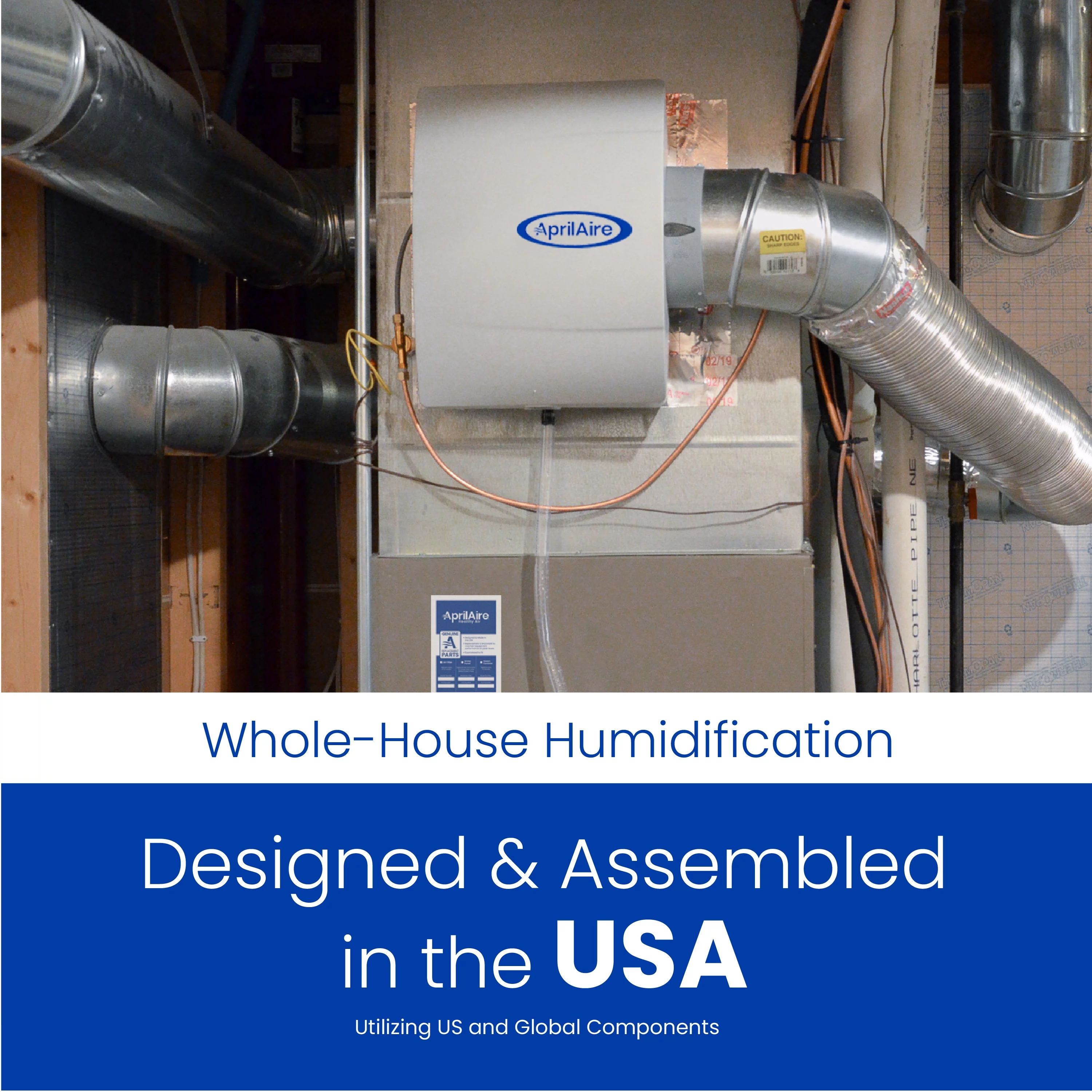 Research Products 600M Aprilaire Manual Control Humidifier - 17 gal