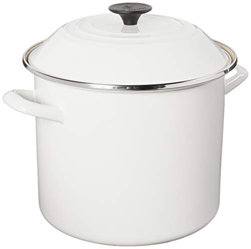 Le Creuset Enamel on Steel Stockpot, 10 qt., Olive