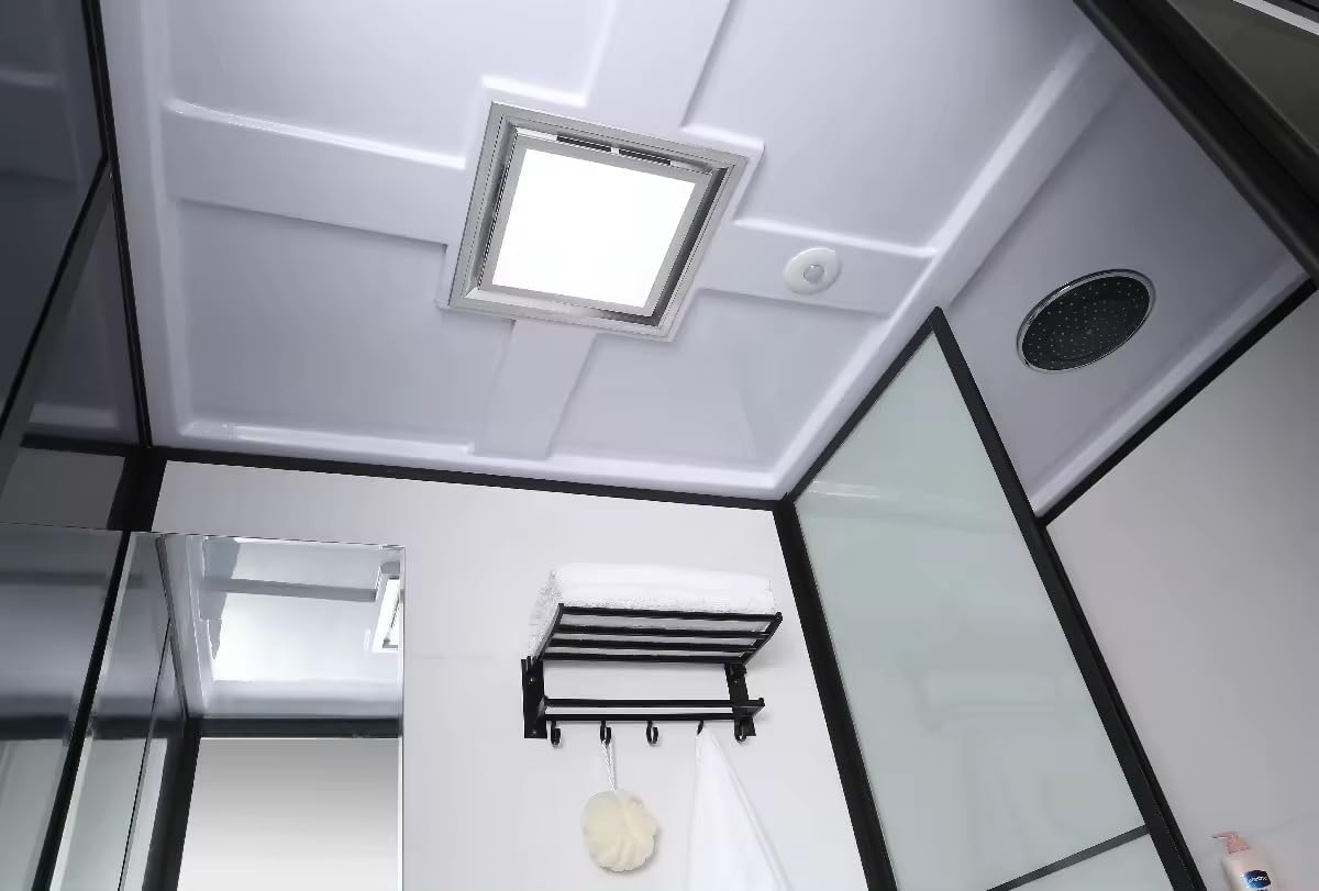 Luxury Multi-Function Prefab Bathroom Unit - Ready Toilet Shower Cubicle Set, High-End Design for Convenience and Style