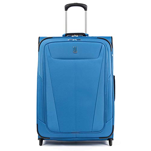Travelpro Maxlite 5 Softside Expandable Upright 2 Wheel Carry on Luggage, Lightweight Suitcase, Men and Women, Burgundy, Carry On 22-Inch