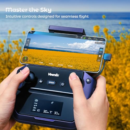 V11Air Drone with 6K Camera for Adults, 3-Axis Gimbal Drones with 4K/30fps Video, 10000ft FPV Transmission Professional Drone