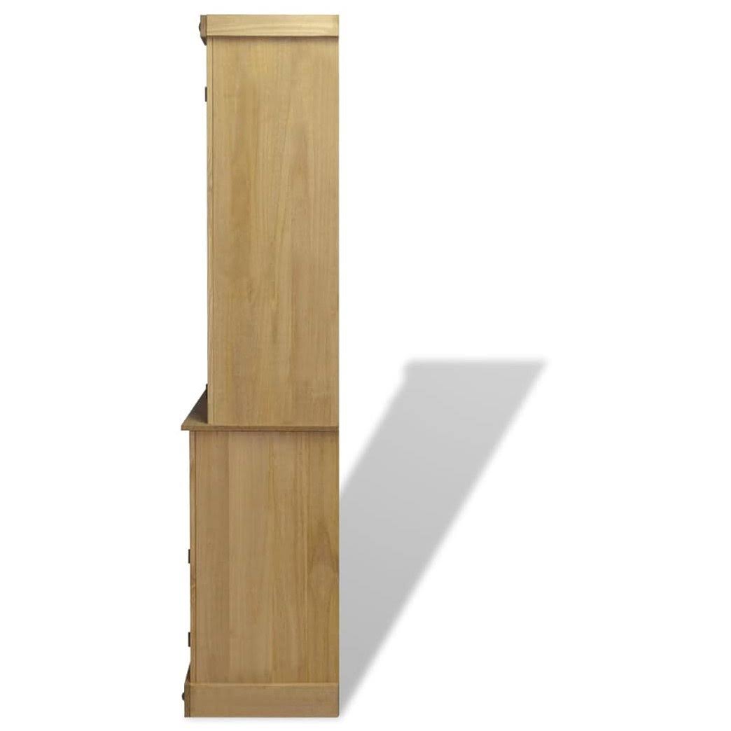 vidaXL Buffet u0026 Hutch Mexican Pine Corona Range