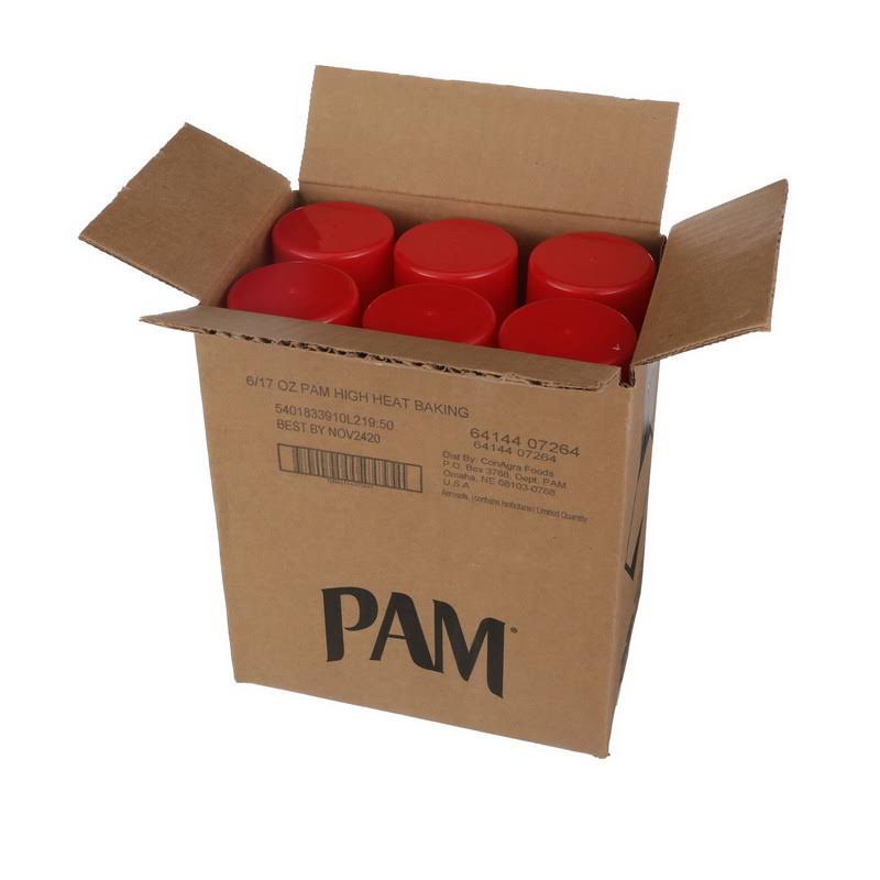 Pam 6414407264, 17 oz High Heat Baking Spray (6/case)