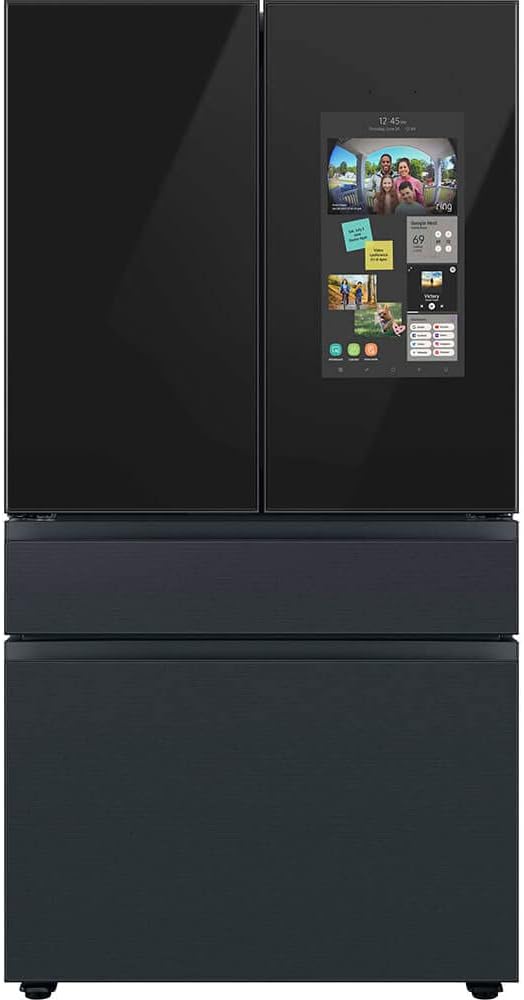 SAMSUNG RF29BB89008M 29 Cu. Ft. Bespoke Matte Black 4-Door French Door Refrigerator