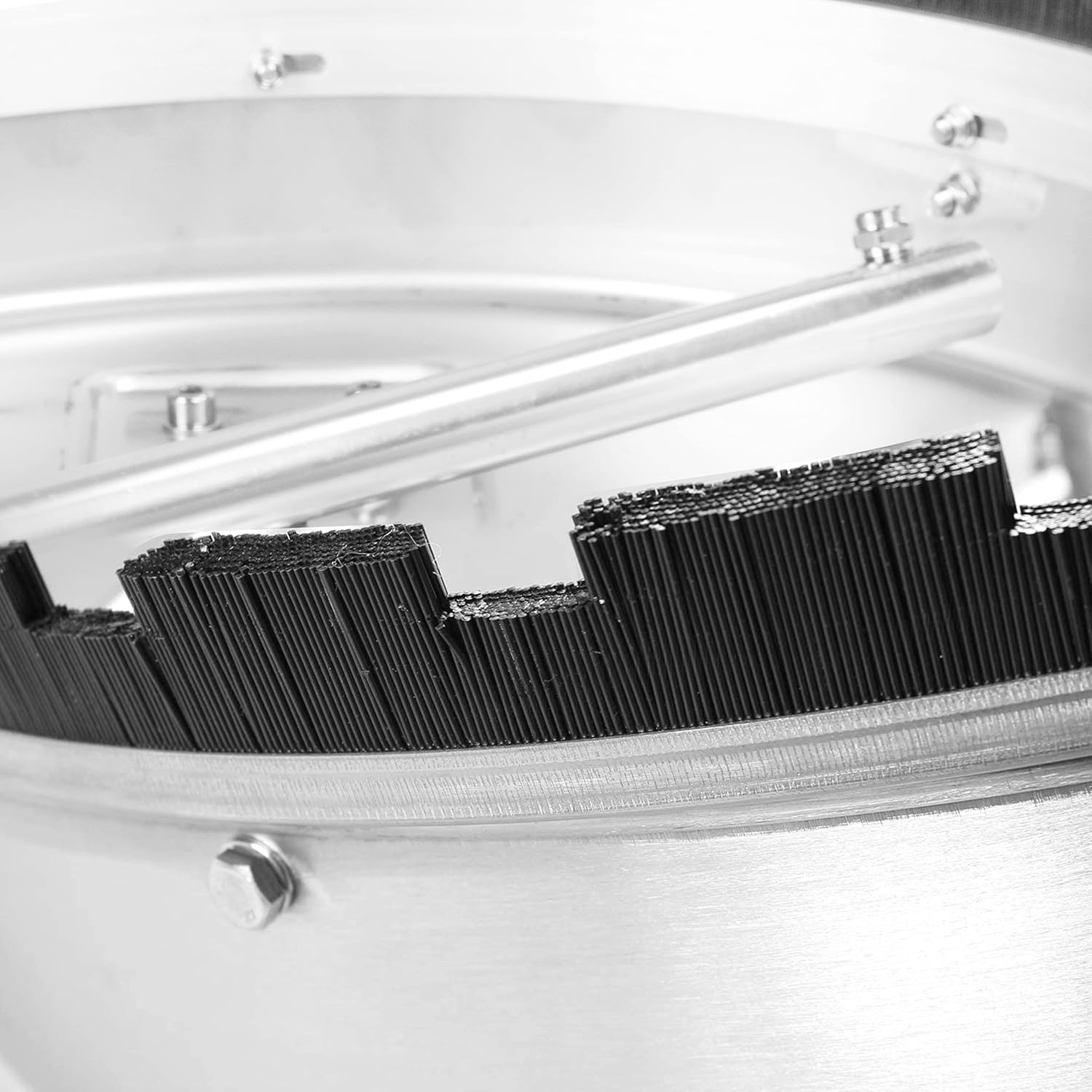 WOJET Surface Cleaner Ground Washer 20" Stainless Steel Brush Pan 4000 PSI Max for Power Pressure Washer Floor Road Plaza Flat Ground PA7605