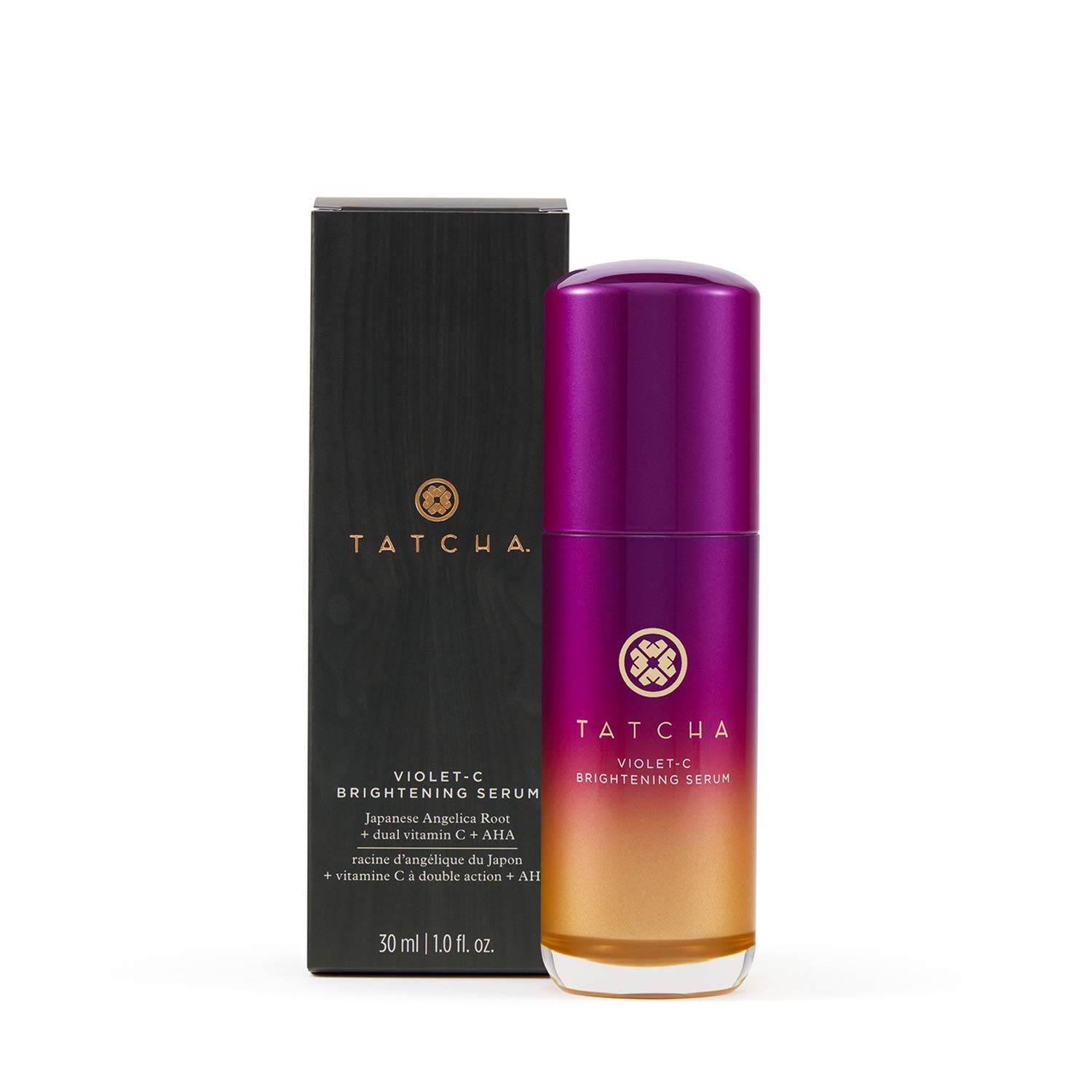 Tatcha Violet-C Brightening Serum: Skin Smoothing Serum with Vitamin C for Acne Scars and Dark Spots (30 ml | 1 oz)