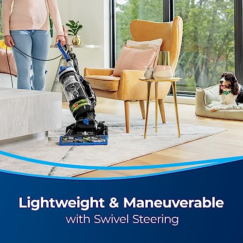 Bissell CleanView Swivel Rewind Pet Reach Vacuum Cleaner, with Quick Release Wand, Swivel Steering and Automatic Cord Rewind, 3197A (Color May Vary)
