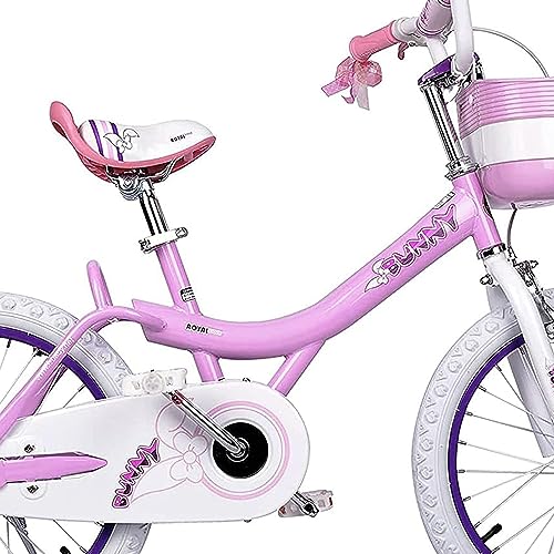 Royalbaby Princess Girls Kids Bike 12 14 16 18 20 Inch Children Bicycle with Basket for Age 3-12 Years